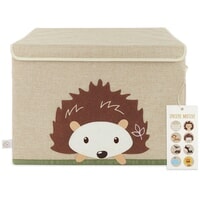 Hedgehog storage box with lid (4000461)
