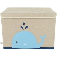 Storage box whale with lid (4000459)