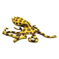 Blauwgeringde Octopus Bullyland (67510)