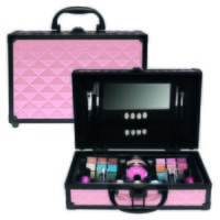 Make-Up Set Zilver met roze vierkant Casuelle (81.685.00)