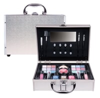 Make-Up Set Glanzend zilver 41 stuks 25x19x7 cm Casuelle (81.524.00)