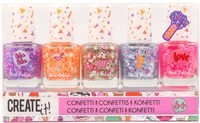 Nagellak Create It confetti: 5-delig (84147)