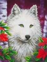 White Wolf Diamond Dotz: 46x35 cm (DD7.007)