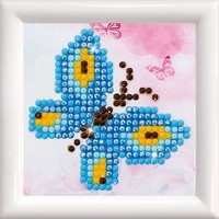 Butterfly Sparkle Diamond Dotz in frame: 7x7 cm (DDS.002F)