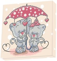 It`s raining love Diamond Dotz: 28x28 cm (DBX.005)