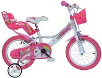 Kinderfiets Dino Bikes eenhoorn 14 inch (144R-UN)