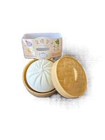 Dumpling Squishy foam beige display 12 stuks mix