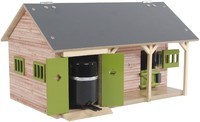 Paardenstal Kids Globe met 2 boxen en berging: schaal 1:32 (610249)