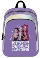 Kpop Demon Hunter Rugtas 2 Comp 38X28X16Cm - Purple (87052119) Kpop (87052119)