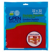 Baseplate 32x32 red OpenBricks (OB-P32RD1)