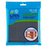 Baseplate 20x20 dark grey OpenBricks (OB-P20DG4)