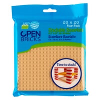 Baseplate 20x20 sand OpenBricks (OB-P20SD4)