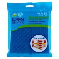 Baseplate 20x20 transparent blue OpenBricks (OB-P20TB4)