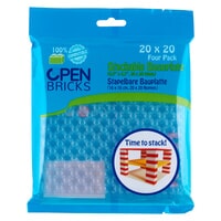 Baseplate 20x20 transparent clear OpenBricks (OB-P20TC4)