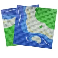 Baseplates 32x32 curved beach OpenBricks (OB-P32CB2)
