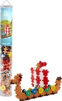 Tube viking schip Plus-Plus: 100 stuks (4312)