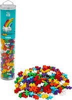 Tube regenboog Plus-Plus: 240 stuks (4262)
