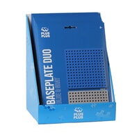 Plus-Plus Display: Blauw/grijs Bouwplaat (7249)
