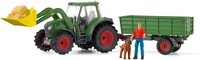 Tractor met aanhangwagen Schleich (42608)