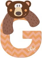 Sevi Letter G Grizzly: 10 cm (83007)