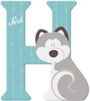 Sevi Letter H Husky: 10 cm (83008)