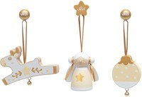Sevi Christmas Decoration Set white 3 pcs: 28x16x5 cm (83099)