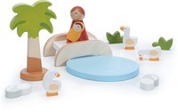 Sevi Nativity Scene - Bridge over the Pond: 14x13x12 cm (83103)