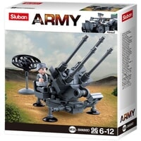 Sluban ARMY WWII-German air-defense artillery ADA 96pcs (M38-B0680D)