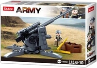 Sluban ARMY WWII German 88mm Flak AntieTank Gun (M38-B0852)