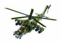Sluban ModelBricks MI-24S Gunship helicopter 3in1 1/35 (M38-B1137)