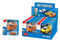 Metropolis-Sports Cars - 4 Types (8 Boxes In 1 Display Box) Sluban Metropolis (M38-B1505)