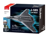 Modelbricks-J50S Fighter Jet 879Pcs Sluban Army Modelbricks (M38-B1587)