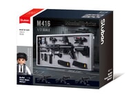 Gun-M416 1/2 1086Pcs Sluban Army Guns Modelbricks (M38-B1589)