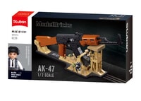 Gun-Ak47S 1/2 645Pcs Sluban Army Guns Modelbricks (M38-B1591)
