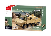 Army Zbl-19S Wheeled Combat Vehicle 1/44 Pcs Sluban (M38-B1593)