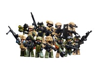 Sluban ARMY Modern Military Minifigures Blind Bag-12 Types 48 Bag In 1 Display Box (M38-B1636)