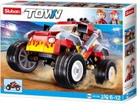 Offroad voertuig rood Sluban: 150 stuks (M38-B1105)