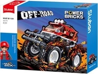 Bigfoot rood Sluban: 261 stuks (M38-B1159)