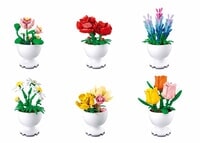 Display Potted Plants Garden Flowers: 6 pcs (M38-B1077)