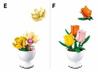 Sluban PLEYERID Potted plants 6 boxes in 1 display box (M38-B1077)