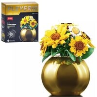 Sluban PLEYERID Sunflower（Plated vases）288pcs (M38-P8062)
