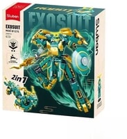 Sluban Exosuit The Classic of Mountains and Rivers-Azura dragon 2in1 244pcs (M38-B1275)