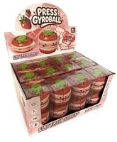 Spinner ball Aardbei Display 24 stuks