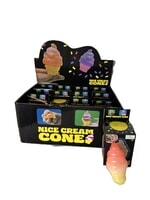 Squishy Ice cream cone Display 12 pcs