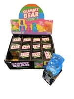 Squishy Gummy Bear Display 12 pcs