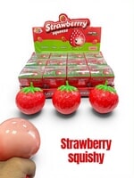 Squishy Aardbei Display 12 pcs