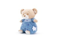 Trudi Bear with blue dress: 12x18x11 cm (S-18174)