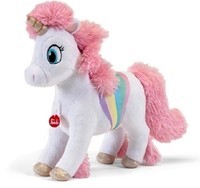 Trudi Unicorn with star white: 28x34x11 cm (M-19299)